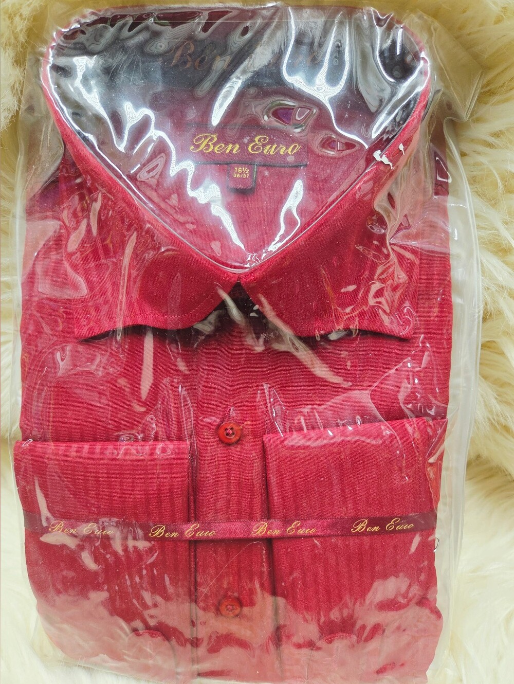 Ben Davis Burgundy Dress Shirt